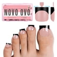 thumbnail image 1 of Puntas francesas para uñas de dedos de los pies, presione NOVO OVO Halloween, 1 of 7