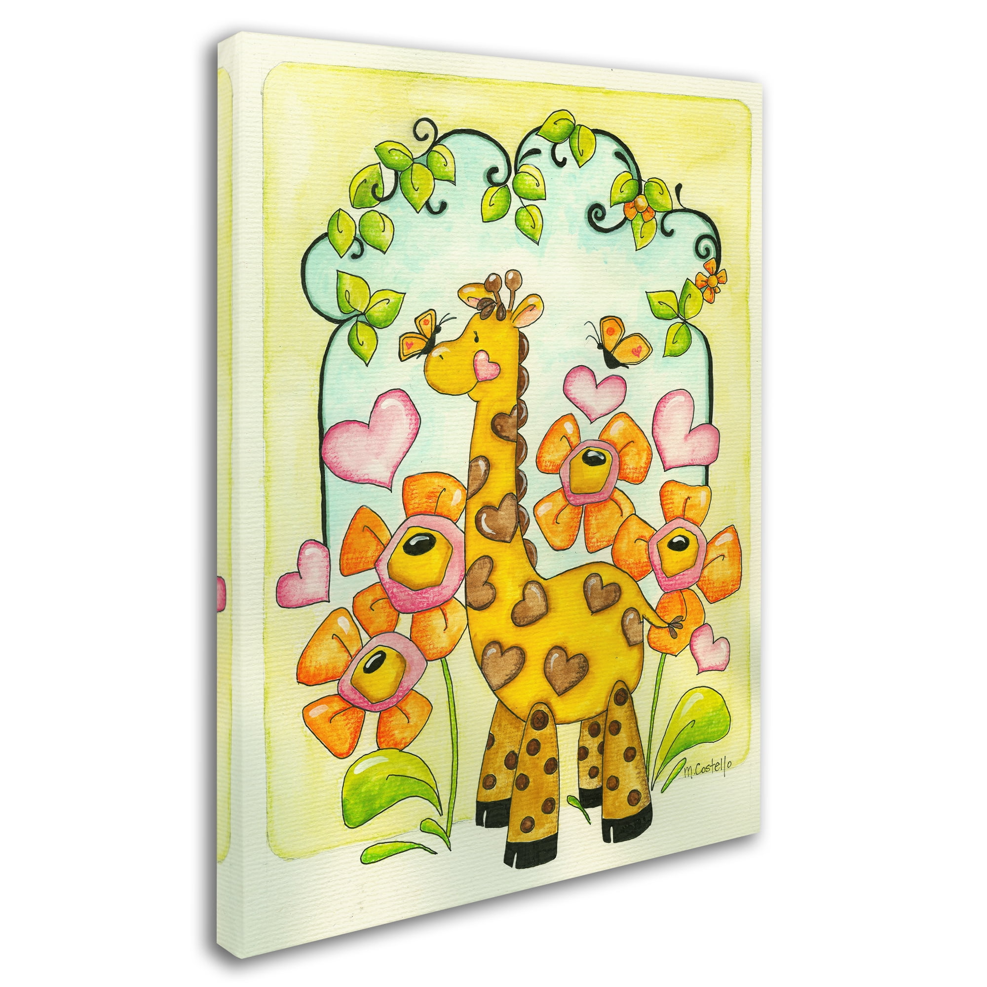 Trademark Fine Art 'Children's Safari' Canvas Art by Maureen Lisa Costello