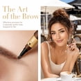 thumbnail image 3 of Waterproof 4‑Tip Microblading Eyebrow Pen, Long‑Lasting Smudge‑Proof Natural Hair‑Like Brow Makeup for Busy Women.( Brown 1Pcs), 3 of 7