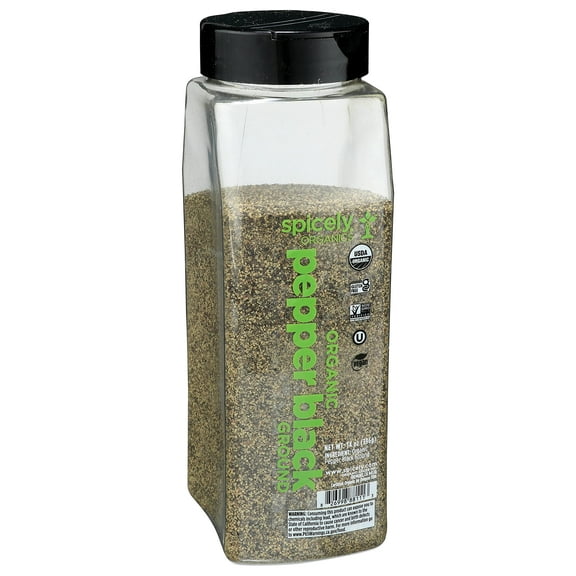 Spicely Organics Ground Black Pepper Organic 14 oz (Pack Of 2)