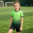 thumbnail image 6 of LIIPEE Summer Outfits For Boys Athleisure Stripes Print Short Sleeve Tees Solid Color Shorts 2 Piece Set Kids Quick Drying Breathable Fashion Sports Outfit Sets,7-8 Years, 6 of 6