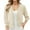 Beige, variant on Babcutegg Cardigan Sweaters for Women Lightweight 3/4 Sleeve Soild Color Elegant Clothes for Women Beige