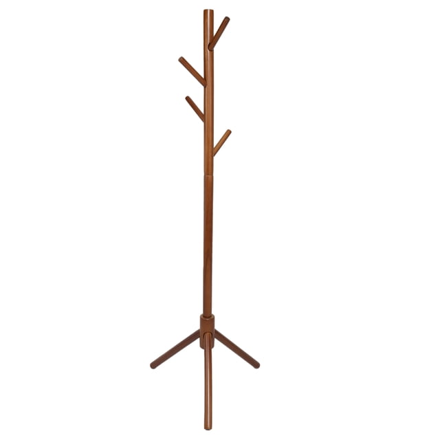 Perchero De Madera Minimalista Estilo Oriental Con 8 Ganchos (Nogal) ilios innova perchero