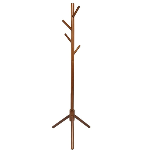 Perchero De Madera Minimalista Estilo Oriental Con 8 Ganchos (Nogal) ilios innova perchero
