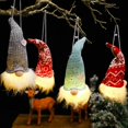 thumbnail image 1 of Gwong Electrónica Navidad Muñeca sin rostro luminoso decorativo adorable navidad sin rostro sombrero forestal hombre para árbol de Navidad, 1 of 6