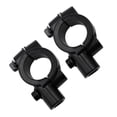 thumbnail image 2 of Par de soportes universales de 10 mm para manillar de 25 mm espejo retrovisor motocicletas scooter negro Sincero Electrónica, 2 of 5