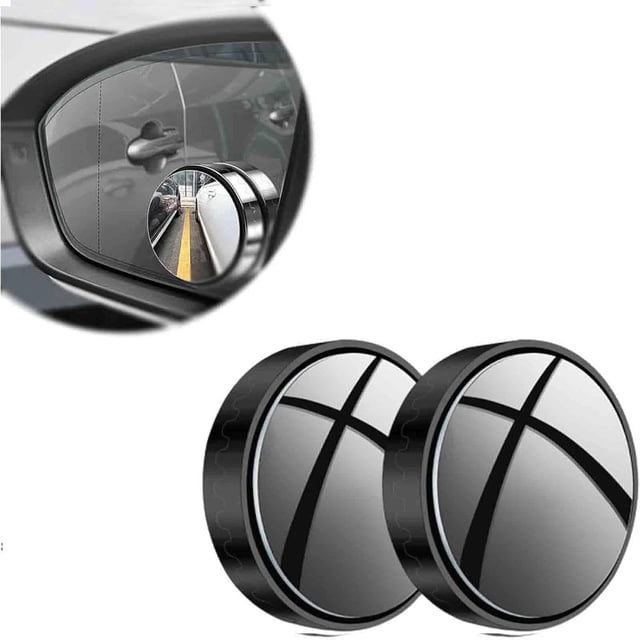 Car Blind Suction Mount 360° Rotating Swinging Wide Angle View Universal Fit for All Vehicles Bike Accessories 2PCS
