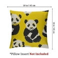 thumbnail image 4 of Pillowcase Vintage Cute Pandas Animals King Pillow Cover Protector Pillow Sham Case with Zipper, 4 of 7