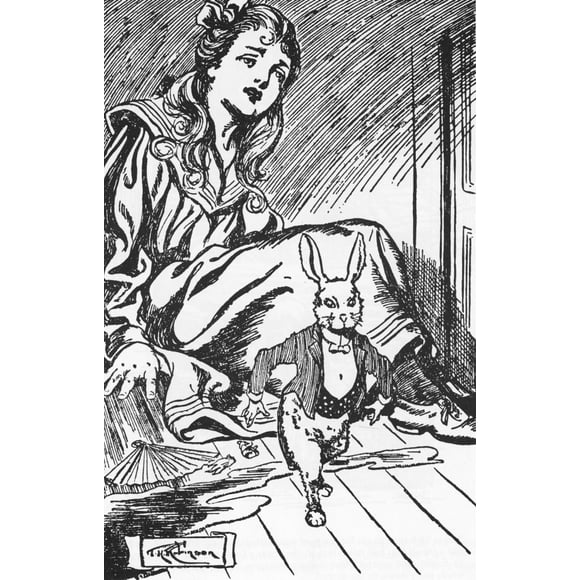 Carroll: Alice, 1922. /Nillustration By Thomas Heath Robinson For Lewis Carroll'S 'Alice'S Adventures In Wonderland.' Illustration, 1922. Poster Print by (24 x 36)