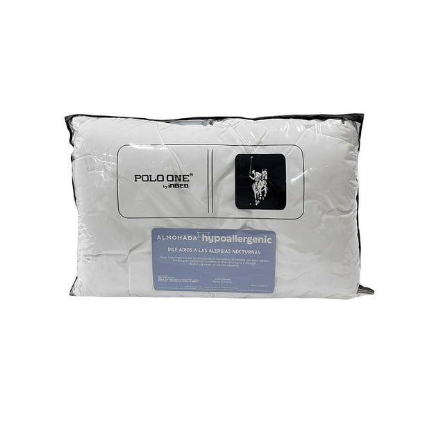 Almohada Hypoalergénica Polo One 100% Poliéster blanco Estándar