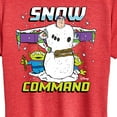 thumbnail image 3 of Toy Story - Snow Command - Women's Short Sleeve Graphic T-Shirt, 3 of 5