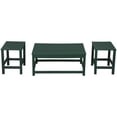 thumbnail image 2 of Paradise 3-Piece Set Outdoor Patio Adirondack Coffee Table and Square Side Table, 2 of 8
