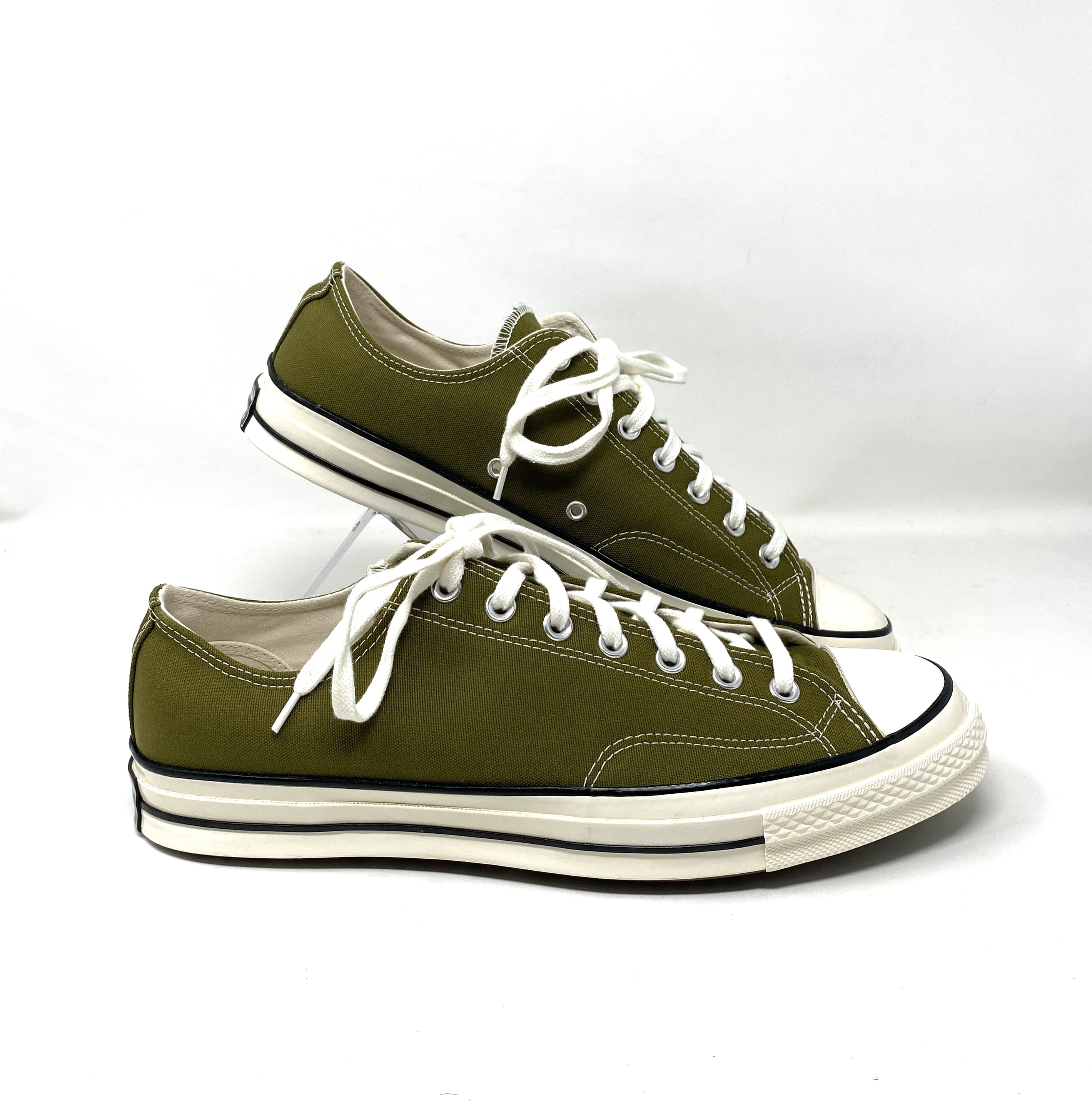 Converse army green clearance shoes