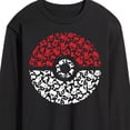 thumbnail image 3 of Pokémon - Pokeball Pikachu Pattern  - Men's Long Sleeve T-Shirt, 3 of 5
