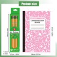 thumbnail image 3 of Marble Composition Notebook,Wide Ruled,30 sheets 60 Pages,Wide Ruled Composition Notebook,Marble Composition Notebook College Ruled,A5 Stitched Notebook 12 Sharpened Wooden Pencils, 3 of 9