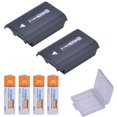thumbnail image 1 of PowerTrust 2Pack Battery Cover Shell Case for Xbox 360 Wireless Controller with AA Batteries (4 Pack), 1 of 5