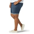thumbnail image 2 of Lee Women's Plus Size Flex Motion Regular Fit Roll Cuff Bermuda, 2 of 5