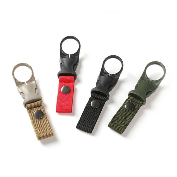 SPRING PARK Portable Carabiner Water Bottle Buckle Hook Holder Strap Belt Clip Camping Outdoor Travel