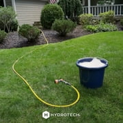 HydroTech FlatJacket 5/8 x 100ft Flexible Garden Hose– Kink-Free, Lightweight, Burst-Proof