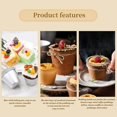 thumbnail image 5 of 10 pcs Aluminum Baking Molds for Muffins, Cupcakes and Dariole, Baking Tools. Kitchen baking essentials., 5 of 5