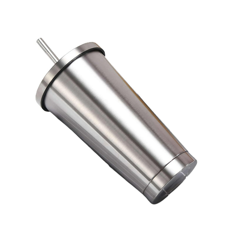 304 Stainless Steel Tumbler with Lid & Straw Vacuum Insulated Coffee Cup  Portable Coffee Mug for Home Office Travel Camping