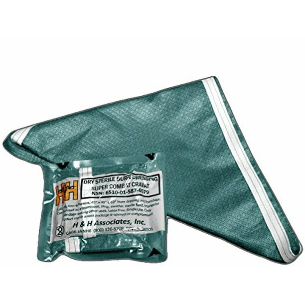Super Combat Cravat (Dry Sterile Burn Dressing & Cravat), Multipurpose emergency tool/burn