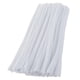 thumbnail image 4 of 100 piezas de limpiadores de pipa de chenilla de 30 cm, juguete educativo de peluche para niños, pipa colorida Blanco, 4 of 9