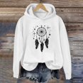 thumbnail image 2 of Rbaofujie Sweat à Capuche pour Enfants, Imprimé Décontracté, Col Rond, Manches Longues, Blanc, 2 of 3