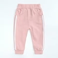 thumbnail image 6 of Caqnni Toddler Baby Boys Girls Outfit Letter Print Long Sleeve Sweatshirt Tops Long Pants Set Fall Clothes (3-6 Months,Z093-Pink), 6 of 7