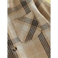 thumbnail image 6 of hirigin Kids Plaid Shirt Jacket Autumn Casual Vintage Long Sleeve Button Down Jackets with Pockets for Toddler Baby Boy Girl, 6 of 8