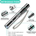 thumbnail image 4 of Juguetes interactivos para gatos y perros, juguete para gatos con luz LED, juguete eléctrico para gatos, juguetes de inteligencia para gatos para entrenamiento de ejercicio, recargable por USB, intera, 4 of 5