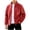 Red Jacket, variant on LWITHSZG Mens Full Zip up Fleece Jacket Stand Collar Long Sleeve Jackets with Zipper Arm Pocket Casual Warm Plus Size Outdoor Outerwear 3X-Large
