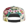 thumbnail image 4 of Haiem Bird Butterfly Rose Classic Snapback Cap Flat Bill Hat Baseball Cap Adjustable Size Cotton Dad Hat, 4 of 9