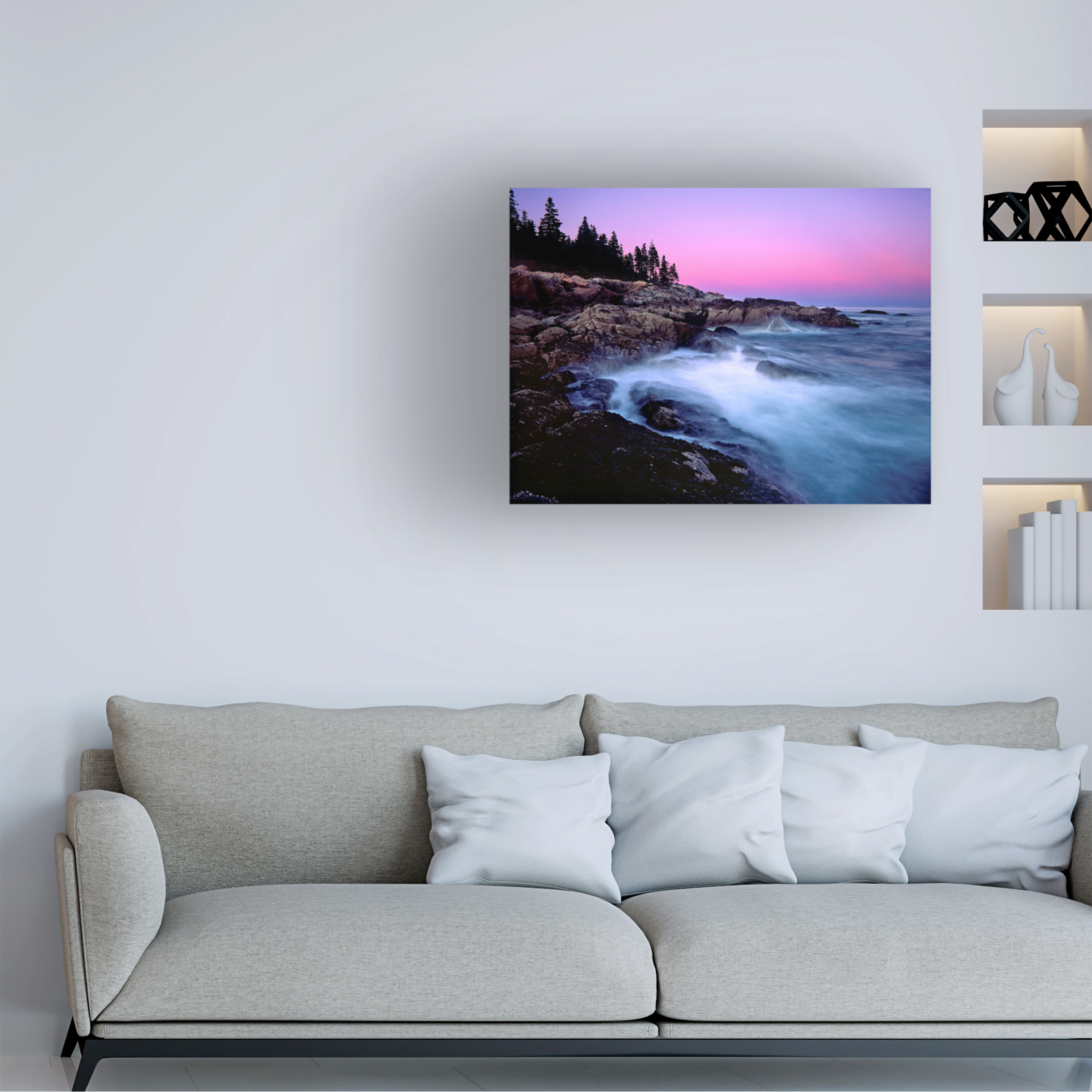 Trademark Fine Art 'Acadia Dusk' Canvas Art by Mike Jones Photo