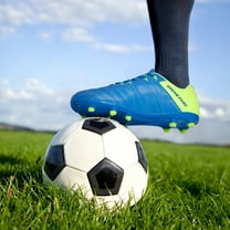 Mens Sport Flexible Athletic Lace Up Light Weight Outdoor Cleats Football Soccer Shoes