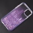 thumbnail image 6 of Luxmo Waterfall Fusion Liquid Sparkling Flowing Sand Case For For Iphone 12 Pro Max 6.7 - Love Lavender, 6 of 8