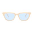thumbnail image 3 of Only Moment Sunglasses for Women Plastic Trendy Rectangle Womens Mens Shades Sun Glasses Light Blue One Size, 3 of 6