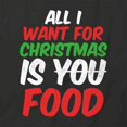 thumbnail image 2 of Christmas Is Food T-Shirt | Xmas Holiday Black Tee Gift, 2 of 5