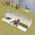 thumbnail image 2 of 1 PCS Silver Automatic Chicken Feeder, Large Capacity Poultry Trough, Chicken Feeder, 98*16*35cm/38.58*6.3*13.78 inch, 2 of 13