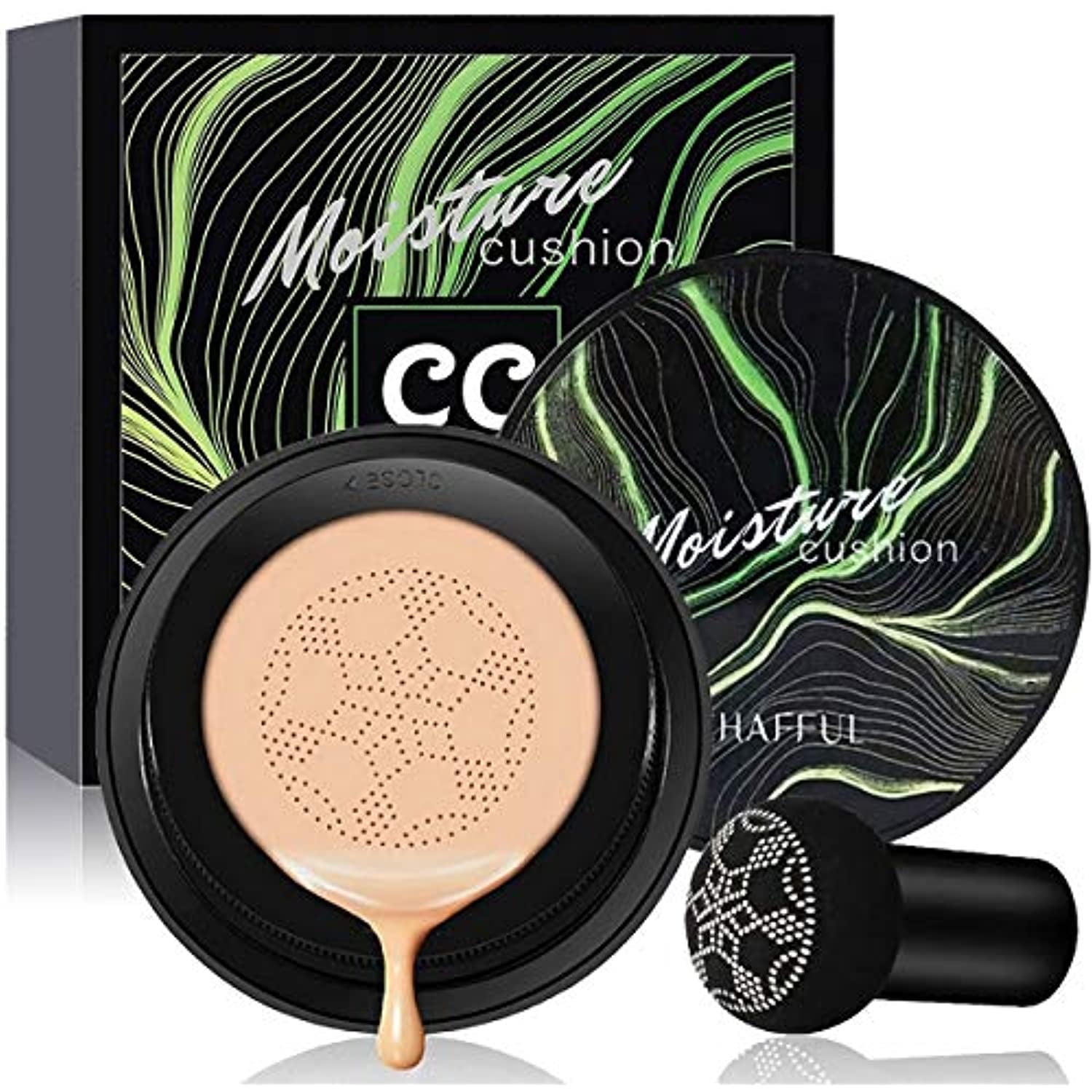 Air Cushion CC Cream Mushroom Head Foundation,Natural)