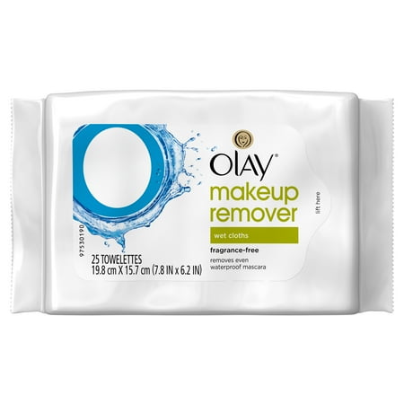 Wet Cloth - Olay Makeup Remover Wet Cloths, 25 count