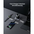 thumbnail image 6 of wegear 100W USB C Charger 3-Port GaN Adapter Fast Wall Charger Foldable and Compact for MacBook,Laptops,iPad,iPhone Series,Samsung and More, 6 of 11