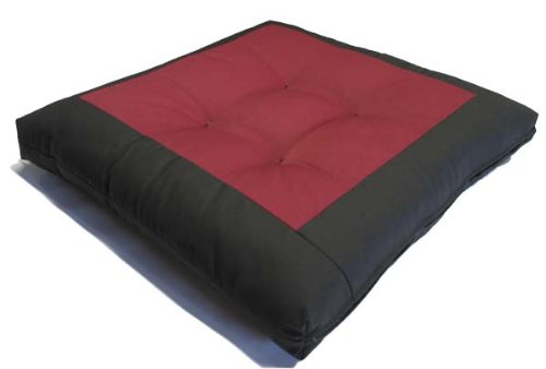 D&D Futon-Matratze Aus Baumwolle/Schaumstoff – Schwarz, 7,6 Cm Dick – Für Boden, Yoga, Gäste