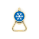 thumbnail image 1 of Deporte de invierno Azul Snowflake silueta Botellas de cerveza, abrelatas de acero inoxidable., 1 of 3
