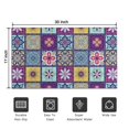 thumbnail image 5 of Multicolor Ethnic Geometric Patchwork Pattern Door Rugs,Washable Non Slip Door Mats Indoor,Decorative Door Mats,Entry Mat Indoor for Entrance,Bedroom,Kitchen,Bathroom,17"x30", 5 of 6