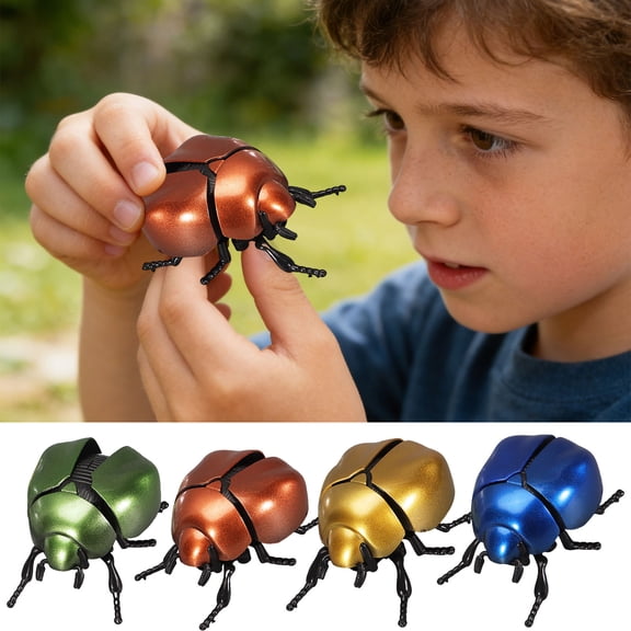 Iuhan 4Pcs Realistic InsectToys, Interactive Bug Models, Educational Plastic Insects For Biology Learning, Insect Collection For Play Decor Classroom Outdoor Use, InsectToysForKidsAdults