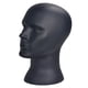 thumbnail image 4 of Peluca Masculina Macarena de 22 Pulgadas Toupee Maniquí Sombrero Negro, 4 of 8