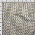 thumbnail image 3 of oneOone Georgette Viscose Fabric Herringbone Geometric Print Fabric BTY 42 Inch Wide, 3 of 4