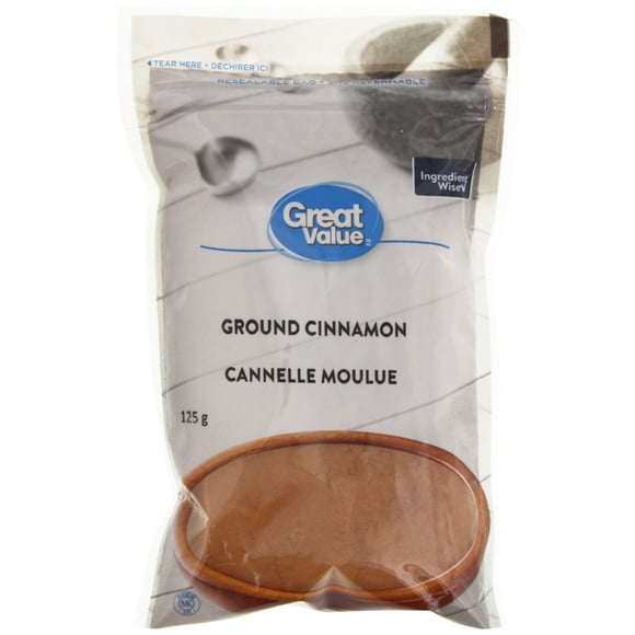 Cannelle moulue Great Value 125&nbsp;g