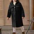thumbnail image 5 of Girls Fleece Jacket Fall Winter Full Zip Fuzzy Coat Outwear with Pockets Kids Fleece Jacket, 5 of 8
